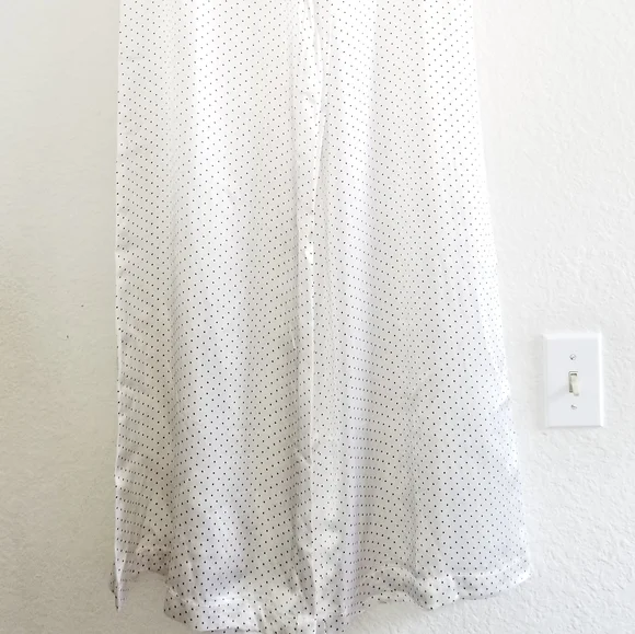 Ganni Cameron Polka Dot Palazzo Wide Leg High Rise Pants Size 6 - Picture 8 of 8